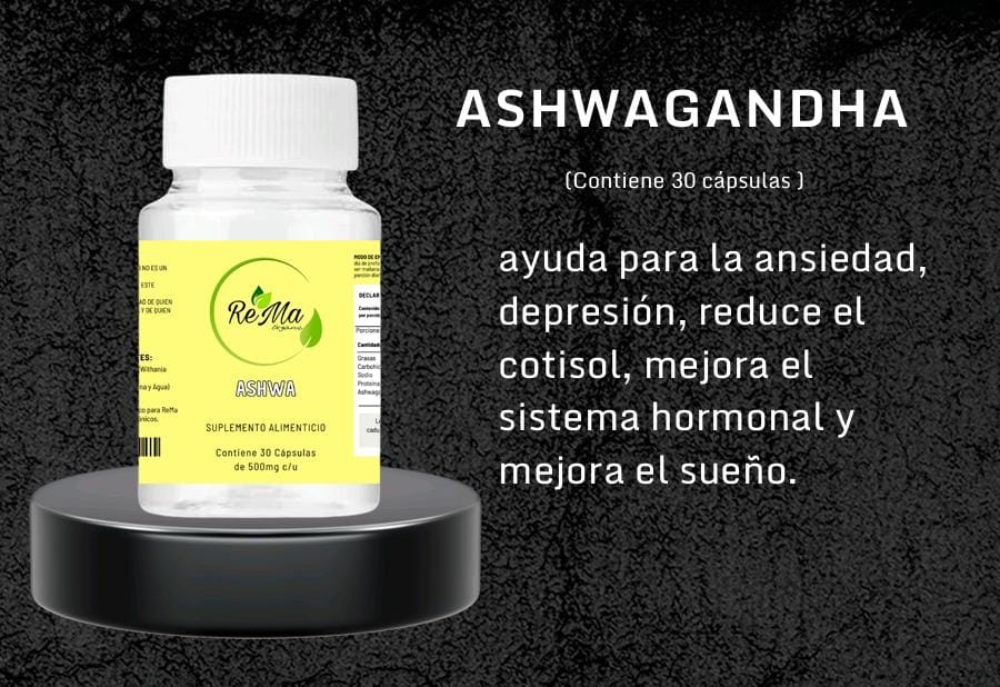 Cápsulas de Ashwagandha | Energía y Manejo del Estrés