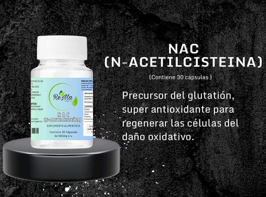 Cápsulas de NAC | Antioxidante y Protección Celular