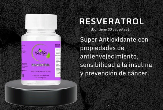 Resveratrol en Cápsulas | Salud Cardiovascular y Antienvejecimiento