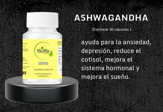 Cápsulas de Ashwagandha | Energía y Manejo del Estrés