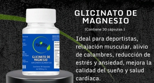 Glicinato de Magnesio | Sueño, Relajación y Bienestar