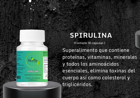 Cápsulas de Spirulina | Superalimento Energético y Nutritivo
